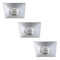 Rabalux - Set of 3 LED Bathroom Recessed Ceiling Lights LED/4W/230V IP44