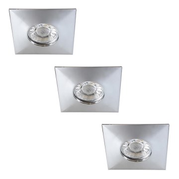 Rabalux - Set of 3 LED Bathroom Recessed Ceiling Lights LED/4W/230V IP44