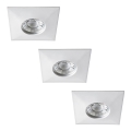 Rabalux - Set of 3 LED Bathroom Recessed Downlights LED/4W/230V IP44