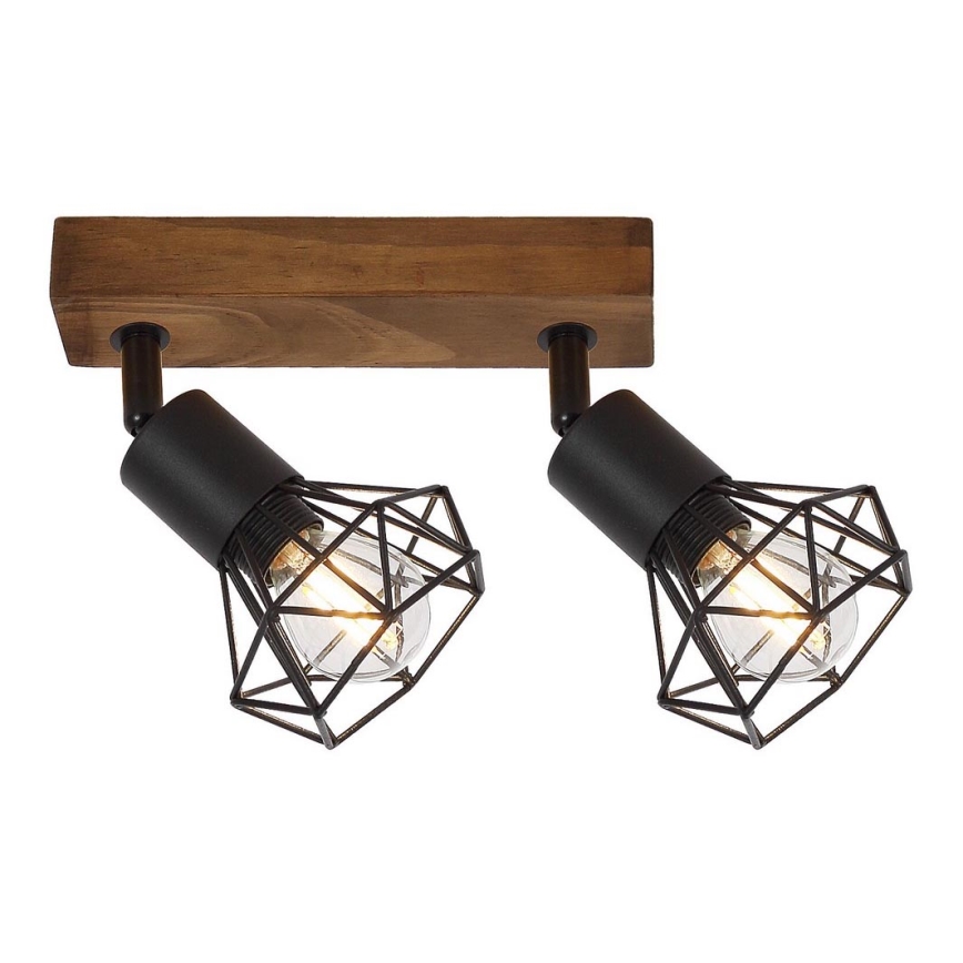 Rabalux - Spotlight 2xE14/40W/230V oak