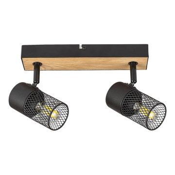 Rabalux - Spotlight 2xE14/40W/230V oak