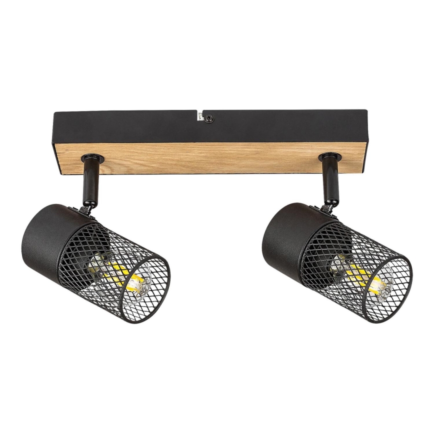 Rabalux - Spotlight 2xE14/40W/230V oak