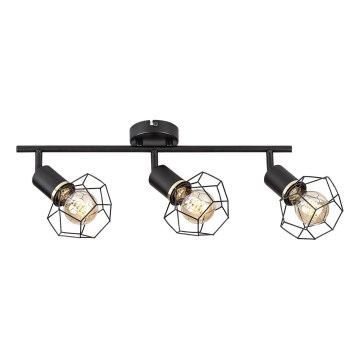 Rabalux - Spotlight 3xE27/40W/230V black
