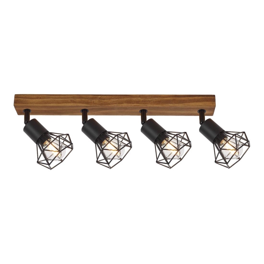 Rabalux - Spotlight 4xE14/40W/230V oak