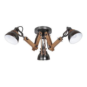 Rabalux - Surface-mounted chandelier 3xE14/15W/230V black