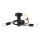 Rabalux - Surface-mounted chandelier 3xE27/15W/230V black