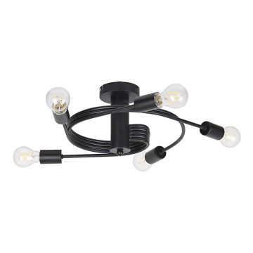 Rabalux - Surface-mounted chandelier 5xE27/15W/230V black