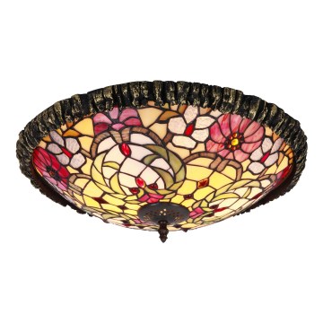 Rabalux - Tiffany stained-glass ceiling light 2x E27/60W/230V Ø 44 cm