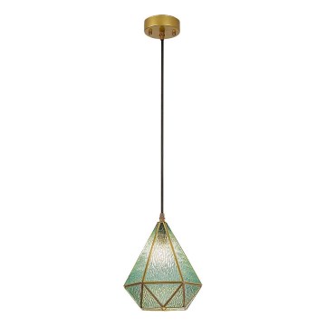 Rabalux - Tiffany stained glass chandelier on a string 1xE14/40W/230V blue/gold