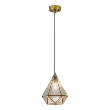 Rabalux - Tiffany stained glass chandelier on a string 1xE14/40W/230V gold