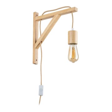 Rabalux - Wall lamp 1xE27/60W/230V beech