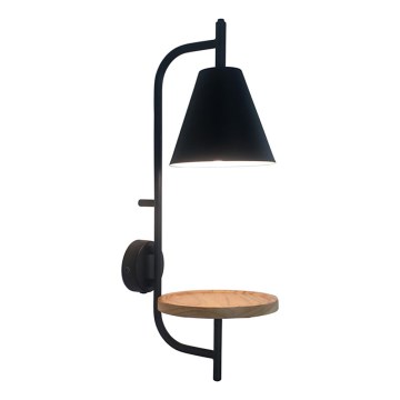 Rabalux - Wall lamp with shelf 1xE27/15W/230V beech