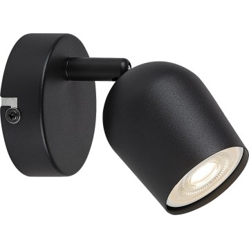 Rabalux - Wall-mounted Spotlight 1x GU10/15W/230V, Black