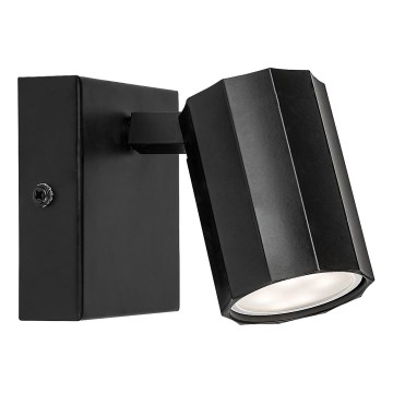 Rabalux - Wall spotlight 1xGU10/5W/230V black