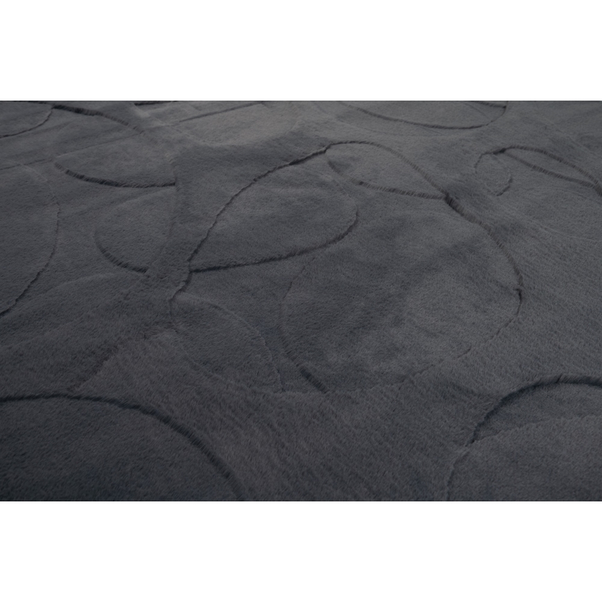 RABBIT 3D Rug 120 x 170 cm Anthracite