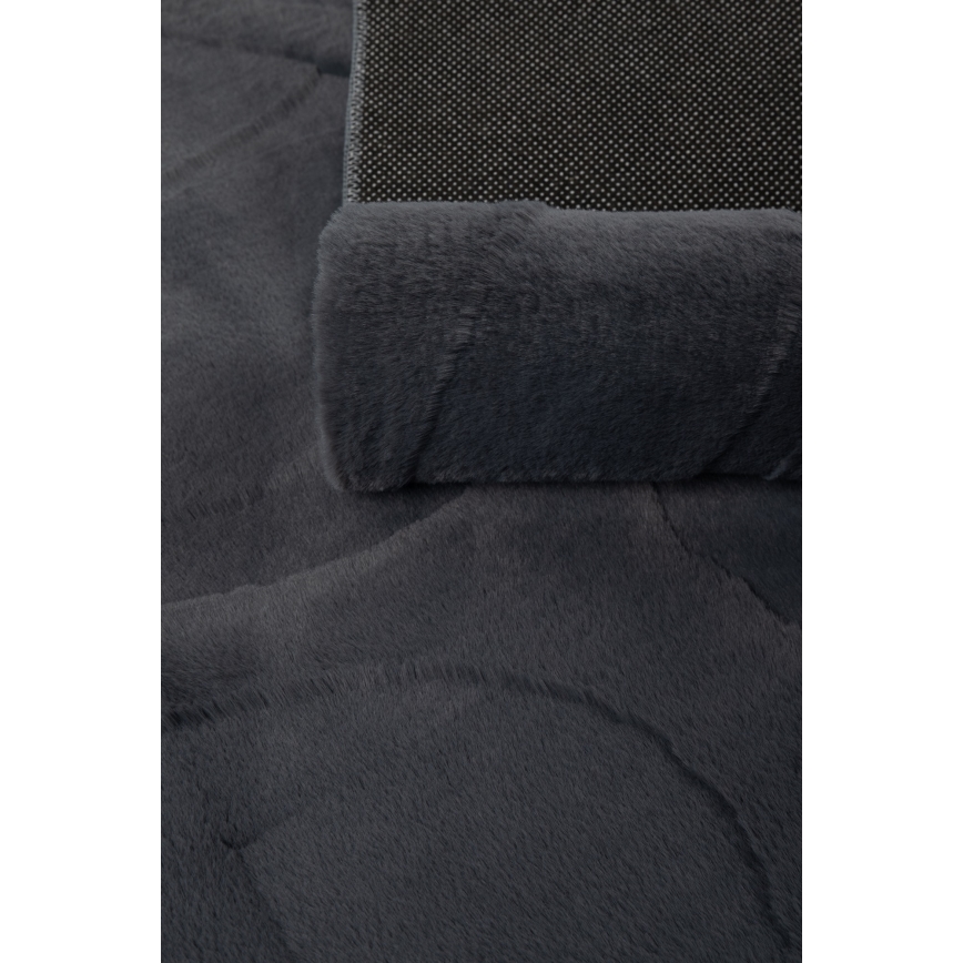 RABBIT 3D Rug 120 x 170 cm Anthracite
