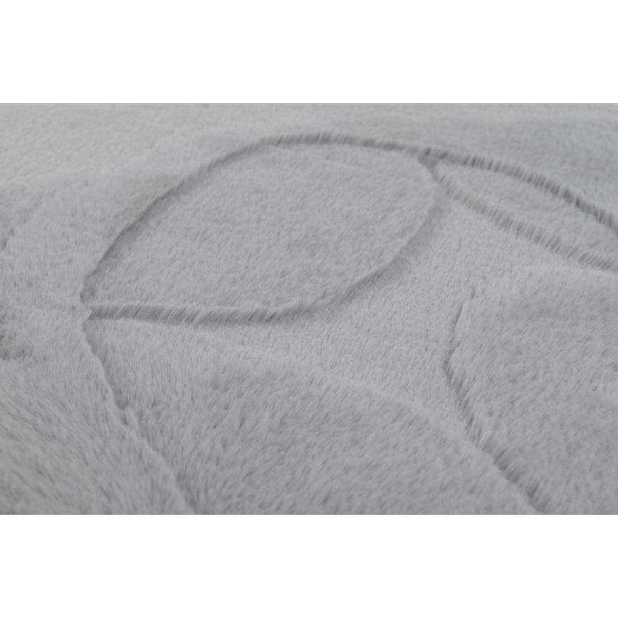 RABBIT 3D Rug 120 x 170 cm, Light Grey