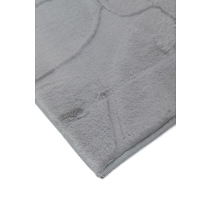 RABBIT 3D Rug 120 x 170 cm, Light Grey