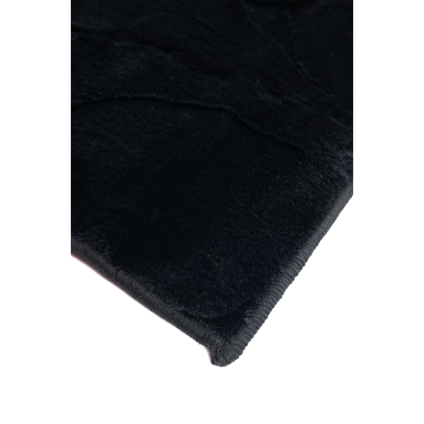 RABBIT 3D Rug 120x170 cm Black