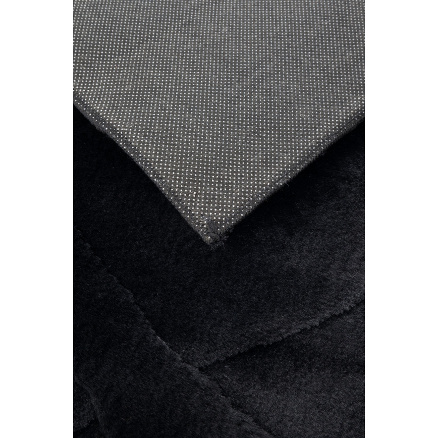 RABBIT 3D Rug 120x170 cm Black