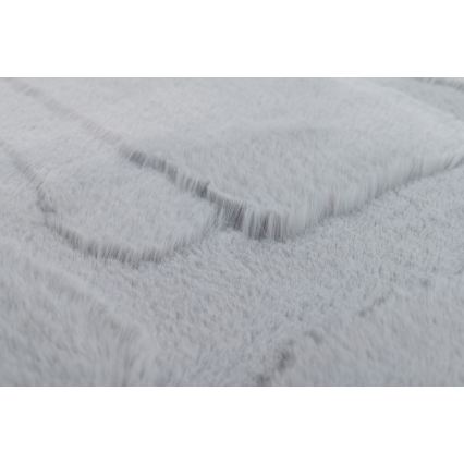 RABBIT 3D Rug 120x170 cm Grey