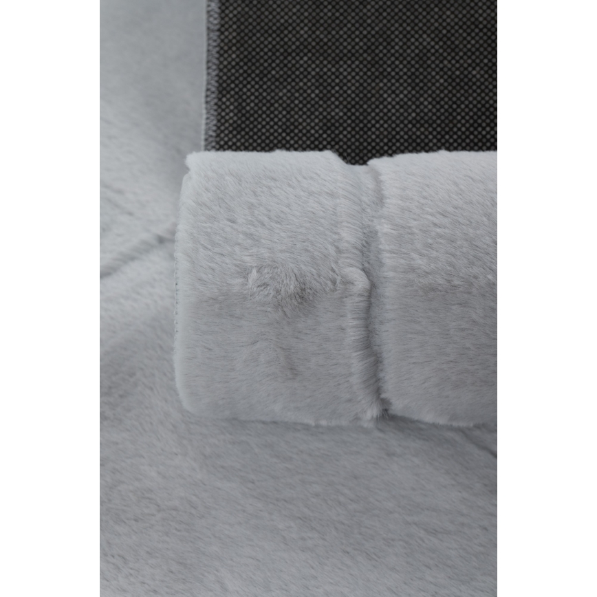 RABBIT 3D Rug 120x170 cm light gray