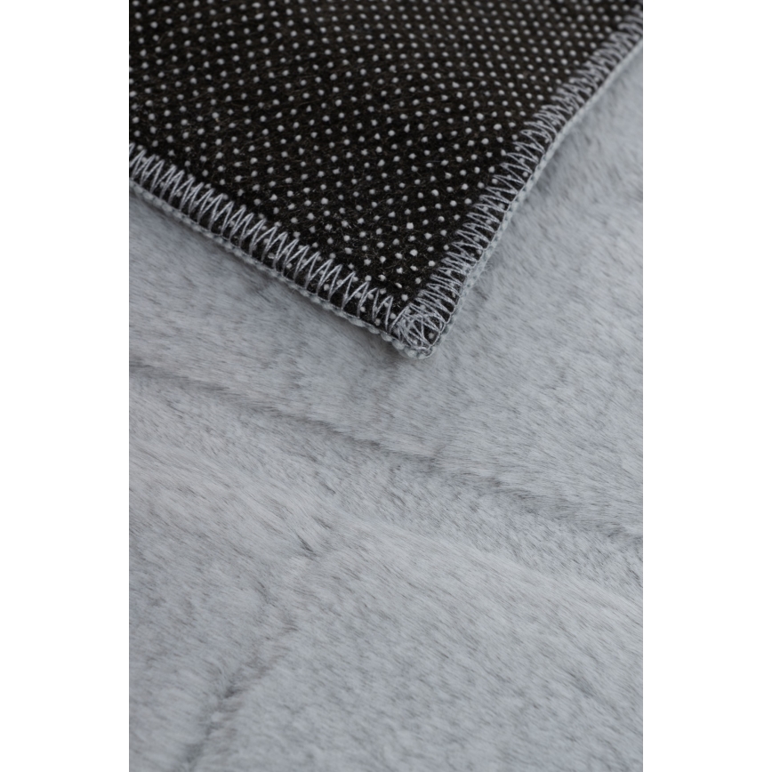 RABBIT 3D Rug 120x170 cm light gray