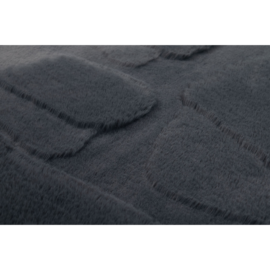 RABBIT 3D Rug 160 x 230 cm Anthracite