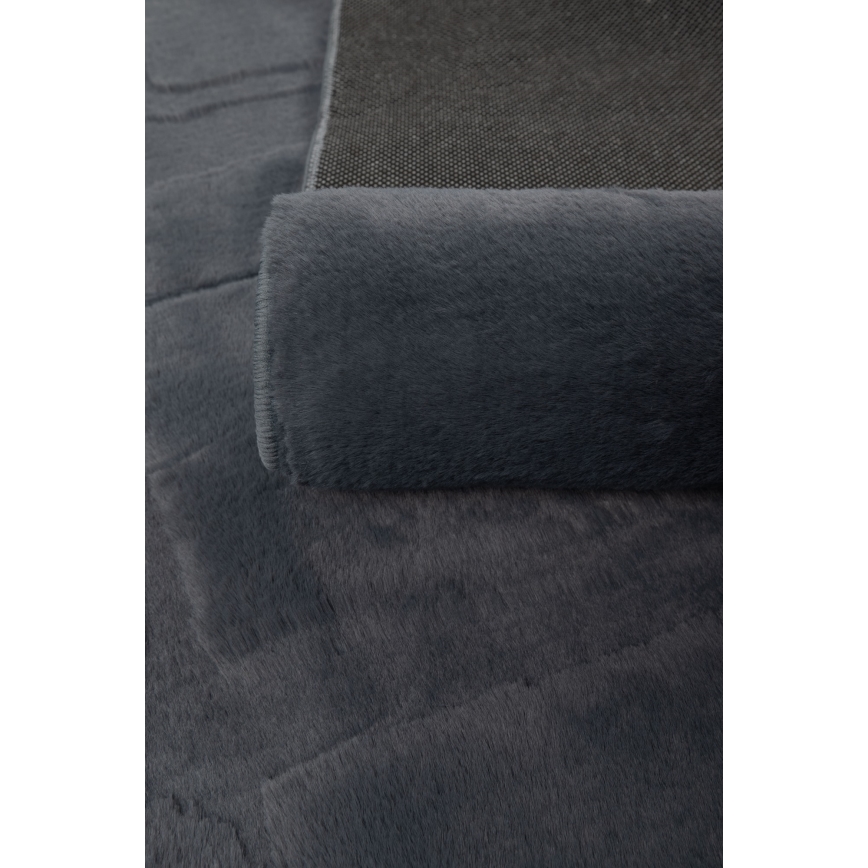 RABBIT 3D Rug 160 x 230 cm Anthracite