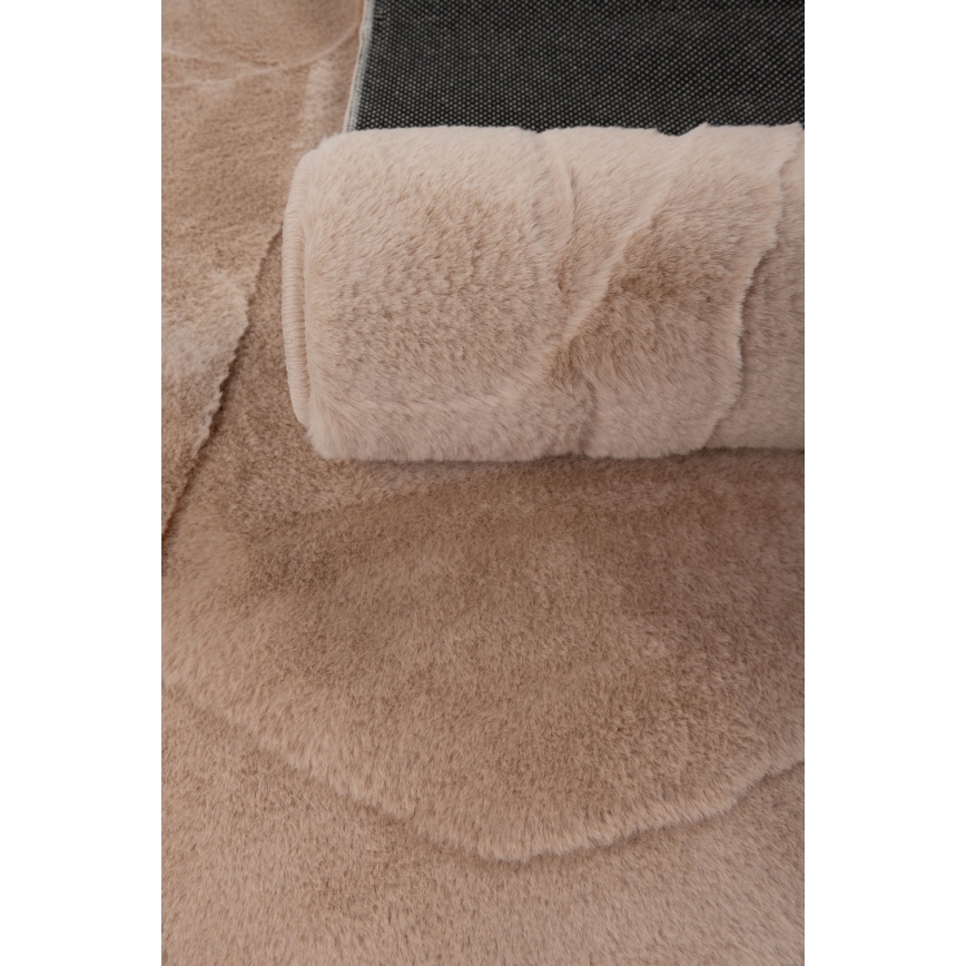 RABBIT 3D Rug 160x230 cm Beige