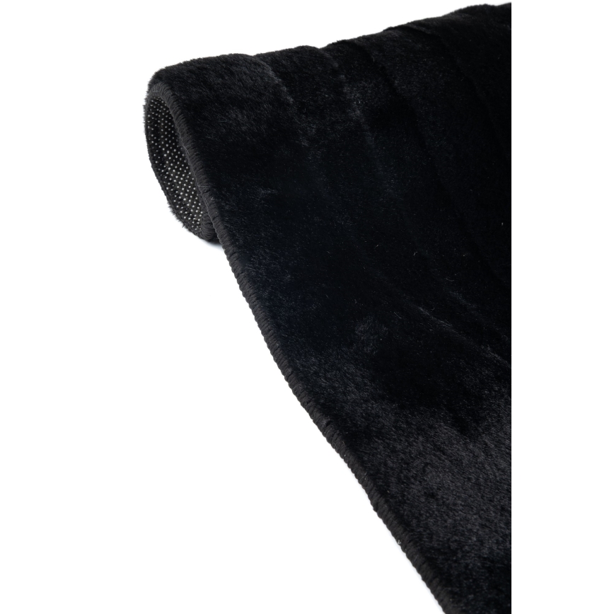 RABBIT 3D Rug 160x230 cm - Black