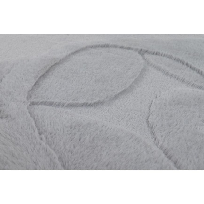 RABBIT 3D Rug 160x230 cm light grey