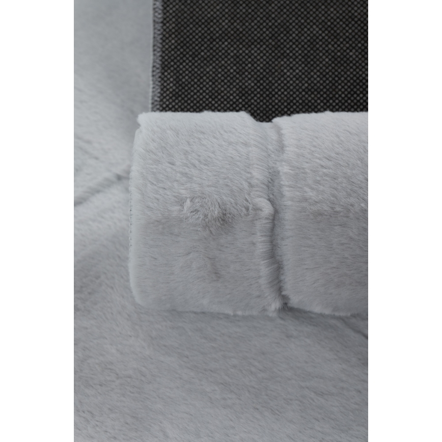 RABBIT 3D Rug 160x230 cm Light Grey