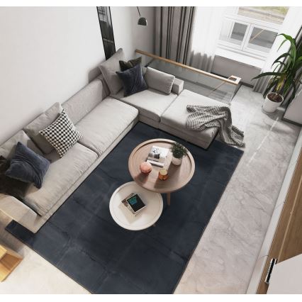 RABBIT 3D Rug 80 x 150 cm Anthracite