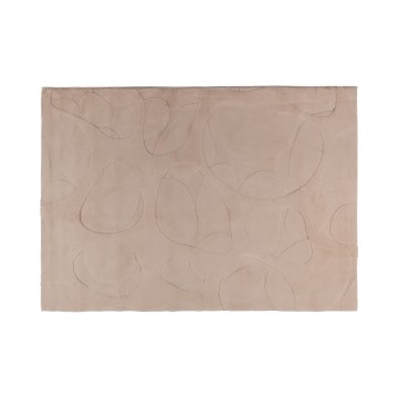 RABBIT 3D Rug 80 x 150 cm, Beige