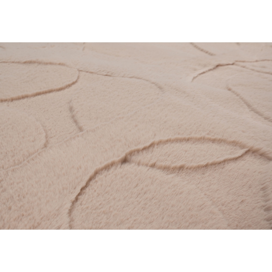 RABBIT 3D Rug 80 x 150 cm, Beige