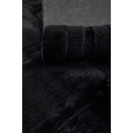 RABBIT 3D Rug 80 x 150 cm, Black