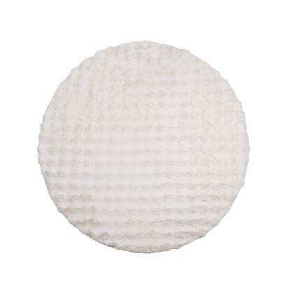 RABBIT BUBBLE 160 cm Round Rug — Cream