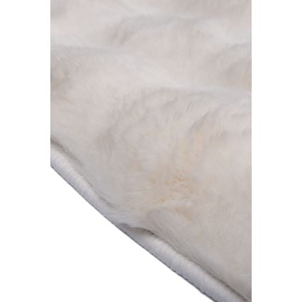 RABBIT BUBBLE 160 cm Round Rug — Cream