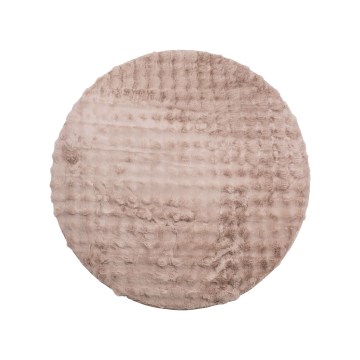 RABBIT BUBBLE Round Rug 160 cm, Beige