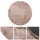 RABBIT BUBBLE Round Rug 160 cm, Beige