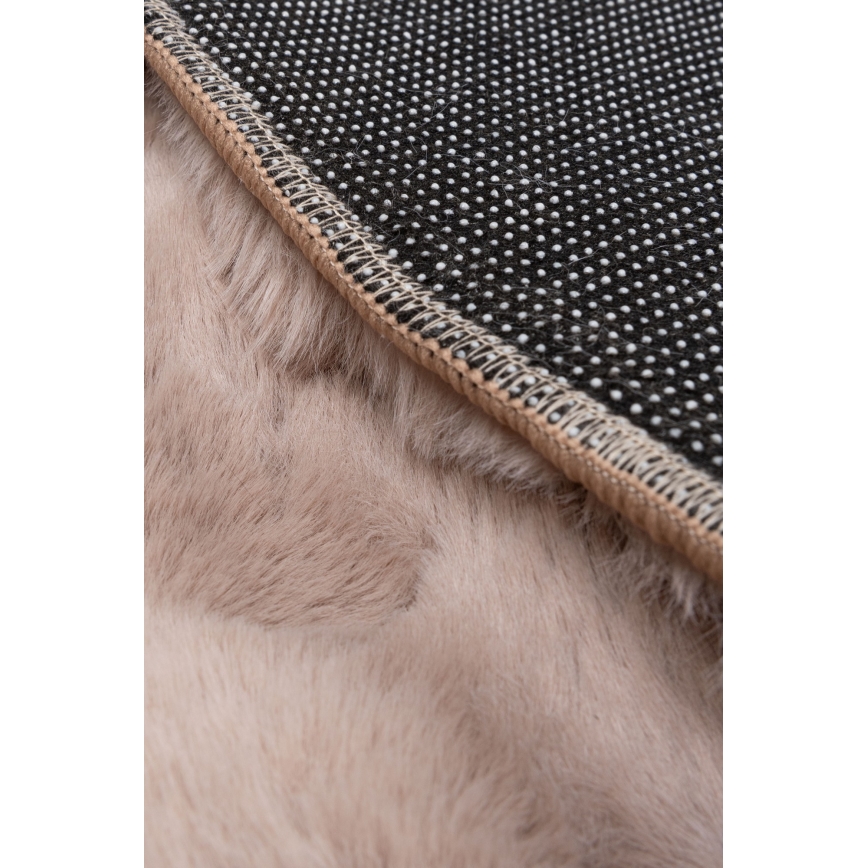 RABBIT BUBBLE Round Rug 160 cm, Beige
