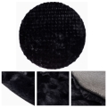 RABBIT BUBBLE Round Rug, 160 cm, Black