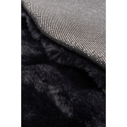 RABBIT BUBBLE Round Rug, 160 cm, Black
