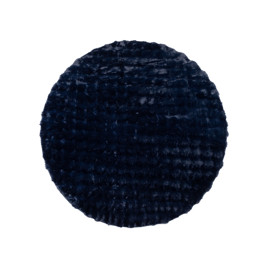 RABBIT BUBBLE Round Rug 160 cm Blue