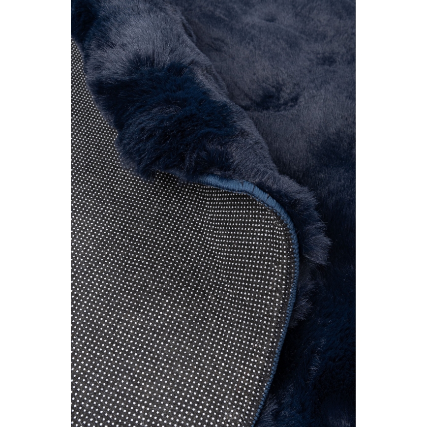 RABBIT BUBBLE Round Rug 160 cm Blue
