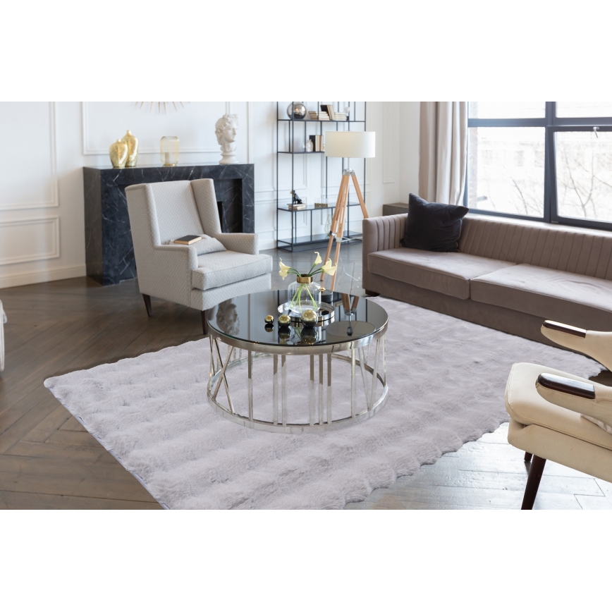 RABBIT BUBBLE Rug 120x170 cm, Grey