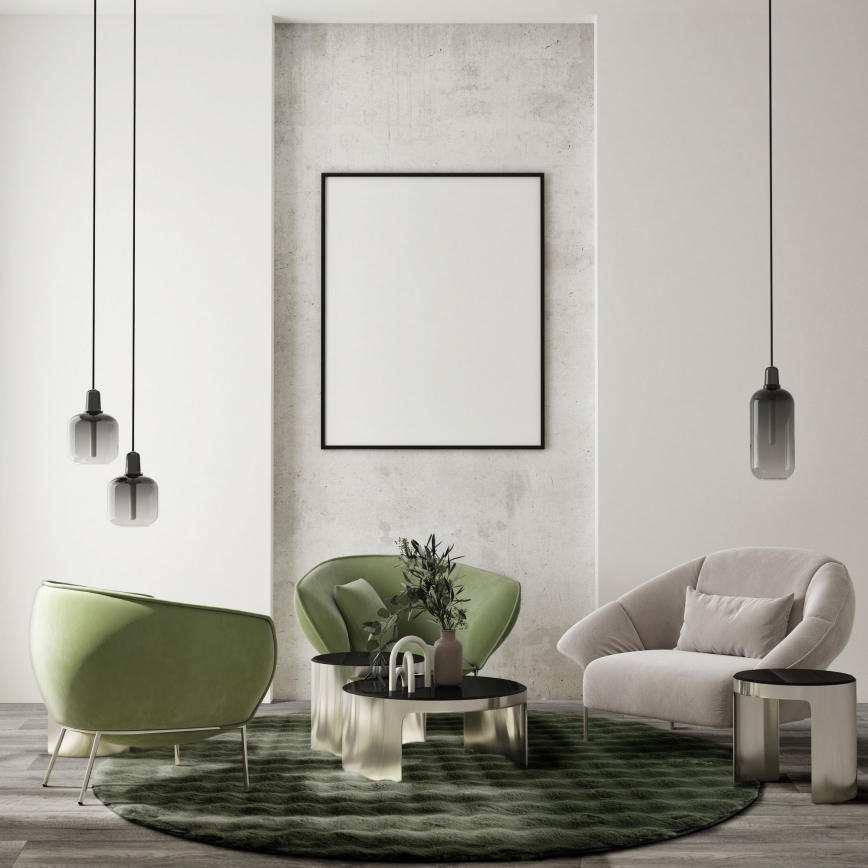 RABBIT BUBBLE rug, 160 cm, green