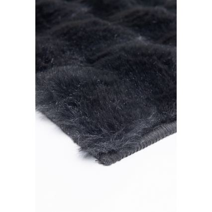 RABBIT BUBBLE Rug 160x230 cm Black