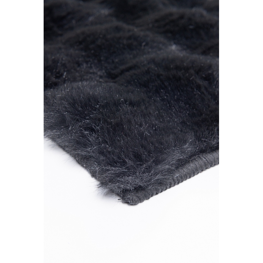RABBIT BUBBLE Rug 160x230 cm Black